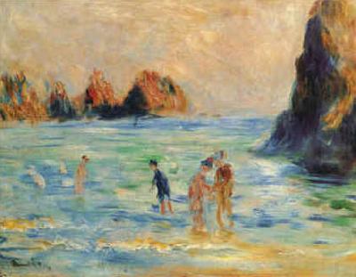Pierre Renoir Moulin Huet Bay, Guernsey china oil painting image